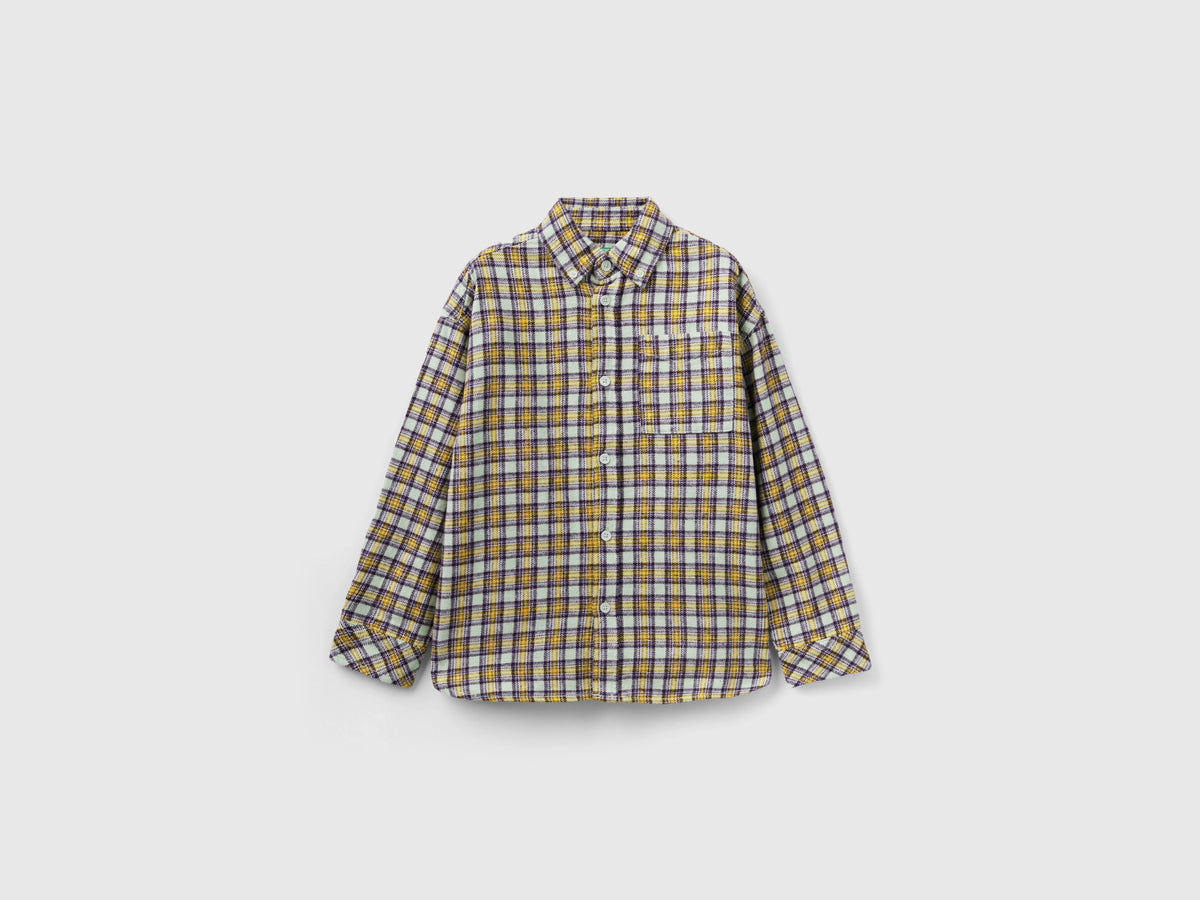 Camicia a quadri in flanella