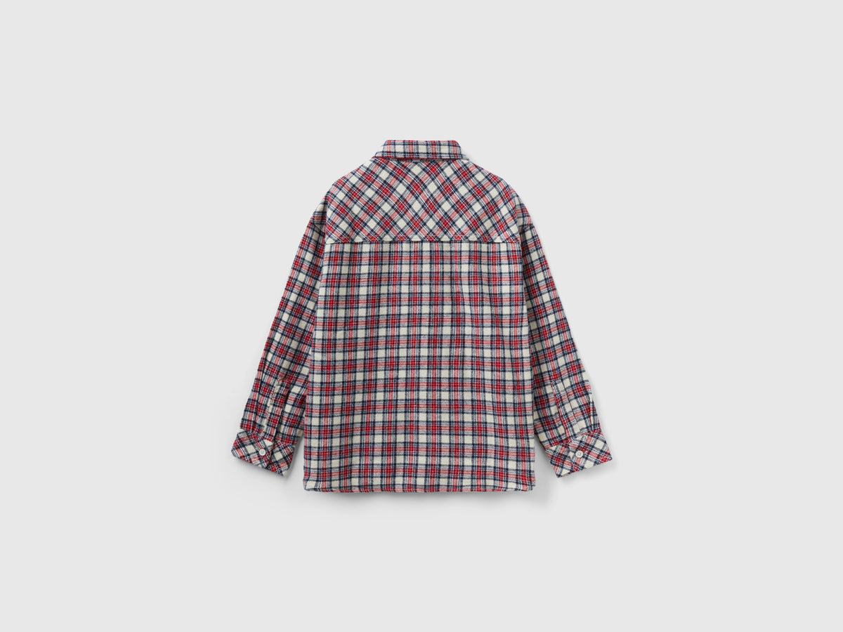 Camicia a quadri in flanella
