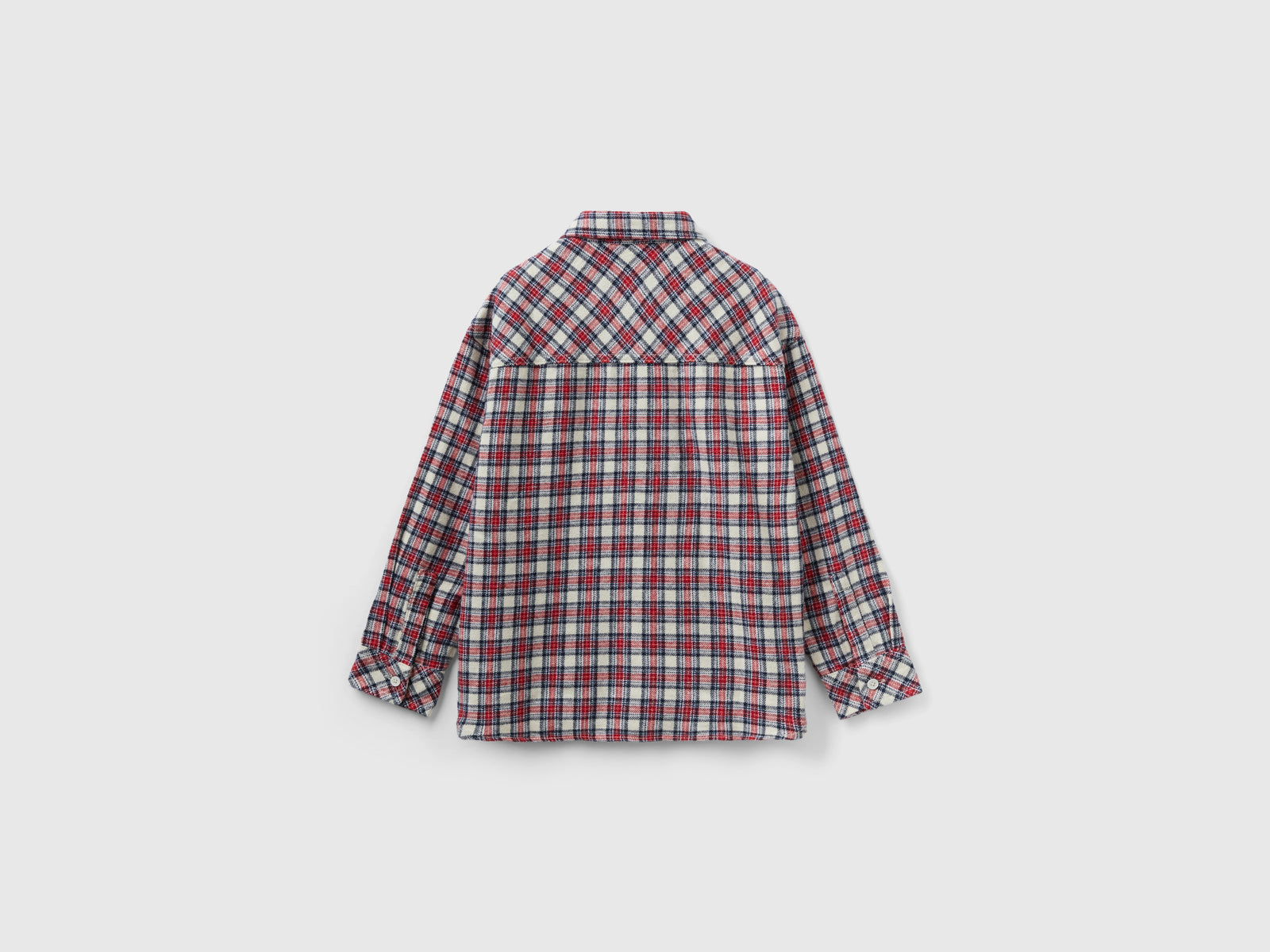 Camicia a quadri in flanella da bambino multi-color 2 | Benetton Outlet