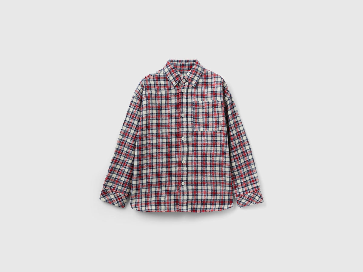 Camicia a quadri in flanella