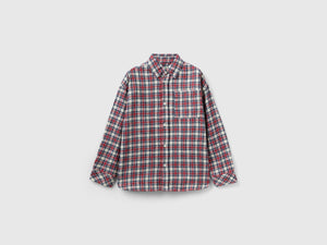 Camicia a quadri in flanella