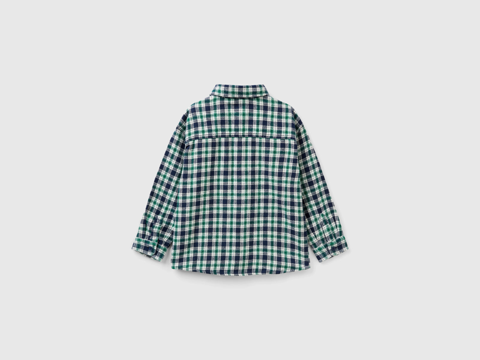 Camicia a quadri in flanella da bimbo multi-color 2 | Benetton Outlet