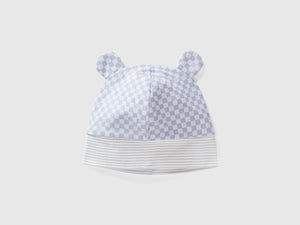 Cappellino in cotone con orecchie