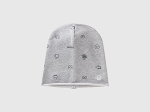 Cuffietta fantasia in cotone stretch