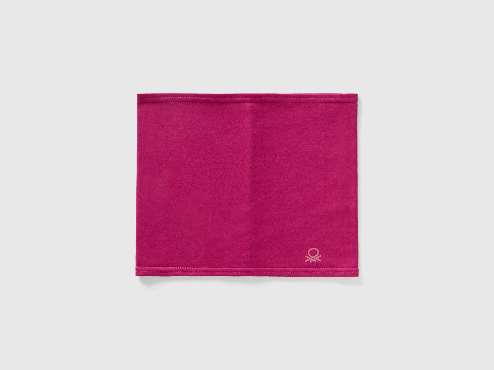 Scaldacollo ciclamino in cotone stretch da bambino fucsia | Benetton Outlet
