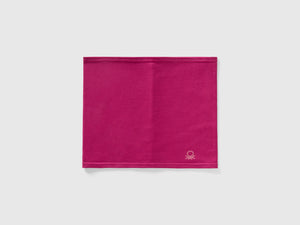 Scaldacollo ciclamino in cotone stretch