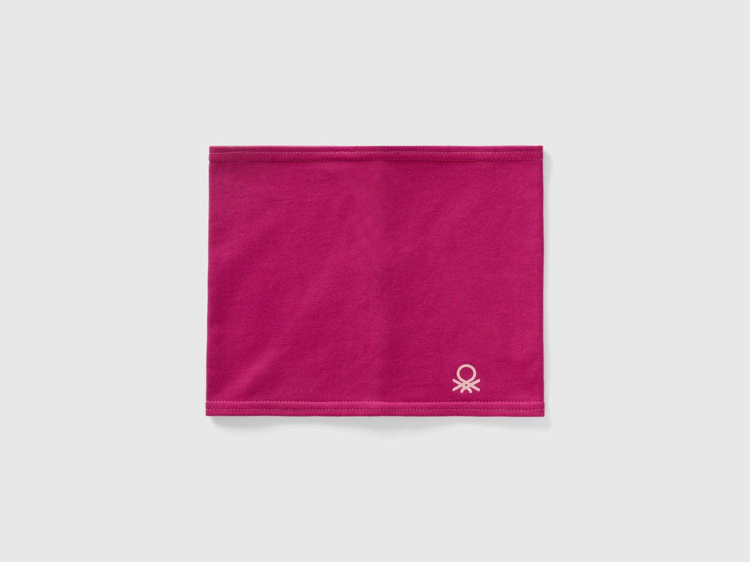 Scaldacollo in cotone stretch da bimbo fucsia | Benetton Outlet