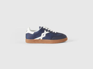 Coated fabric sneakers
