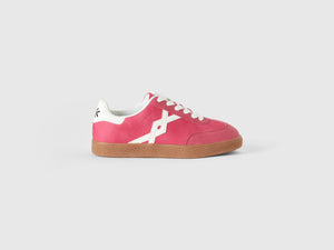 Coated fabric sneakers