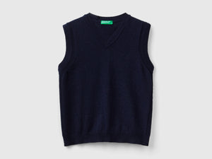 Wool and cashmere blend vest
