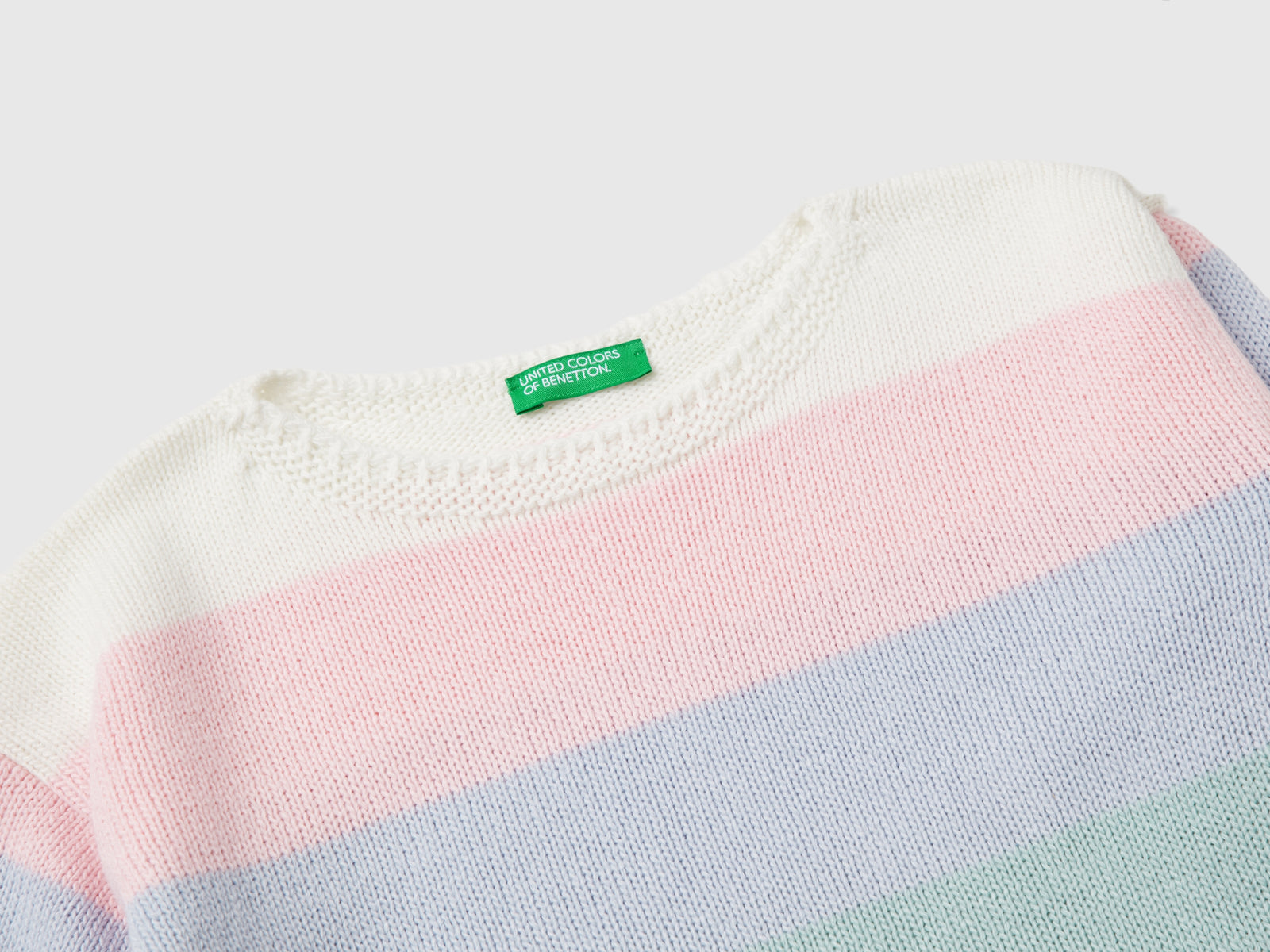 Maglioncino a righe da bimba multi-color 3 | Benetton Outlet