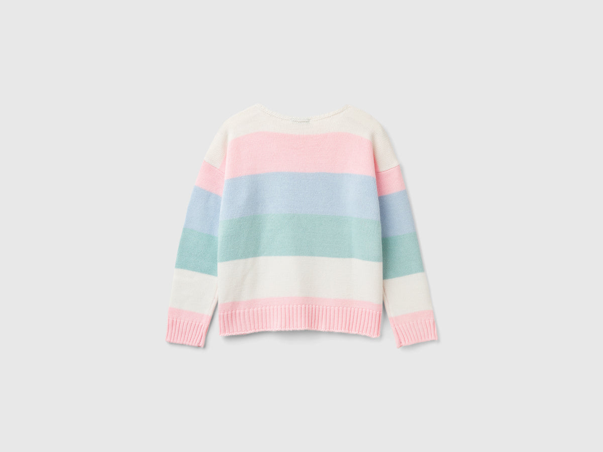 Maglia boxy fit a righe