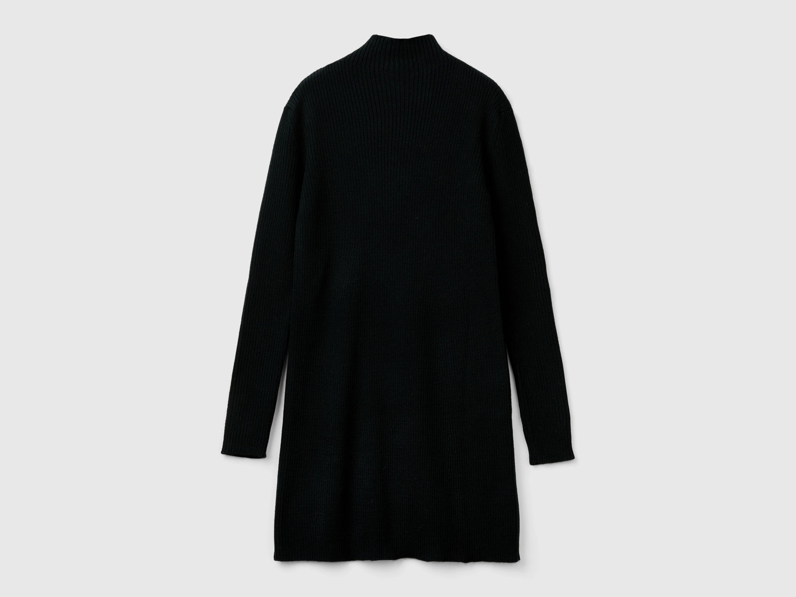 Abito in maglia da bambina nero 2 | Benetton Outlet