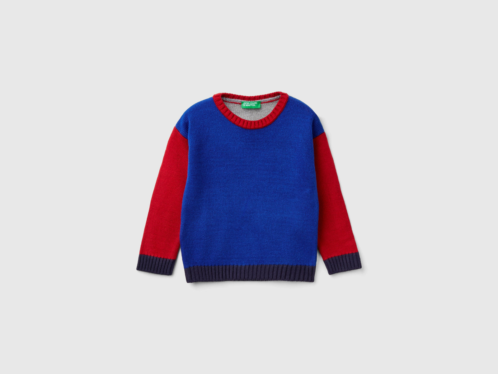 Maglioncino color block da bimbo multi-color | Benetton Outlet