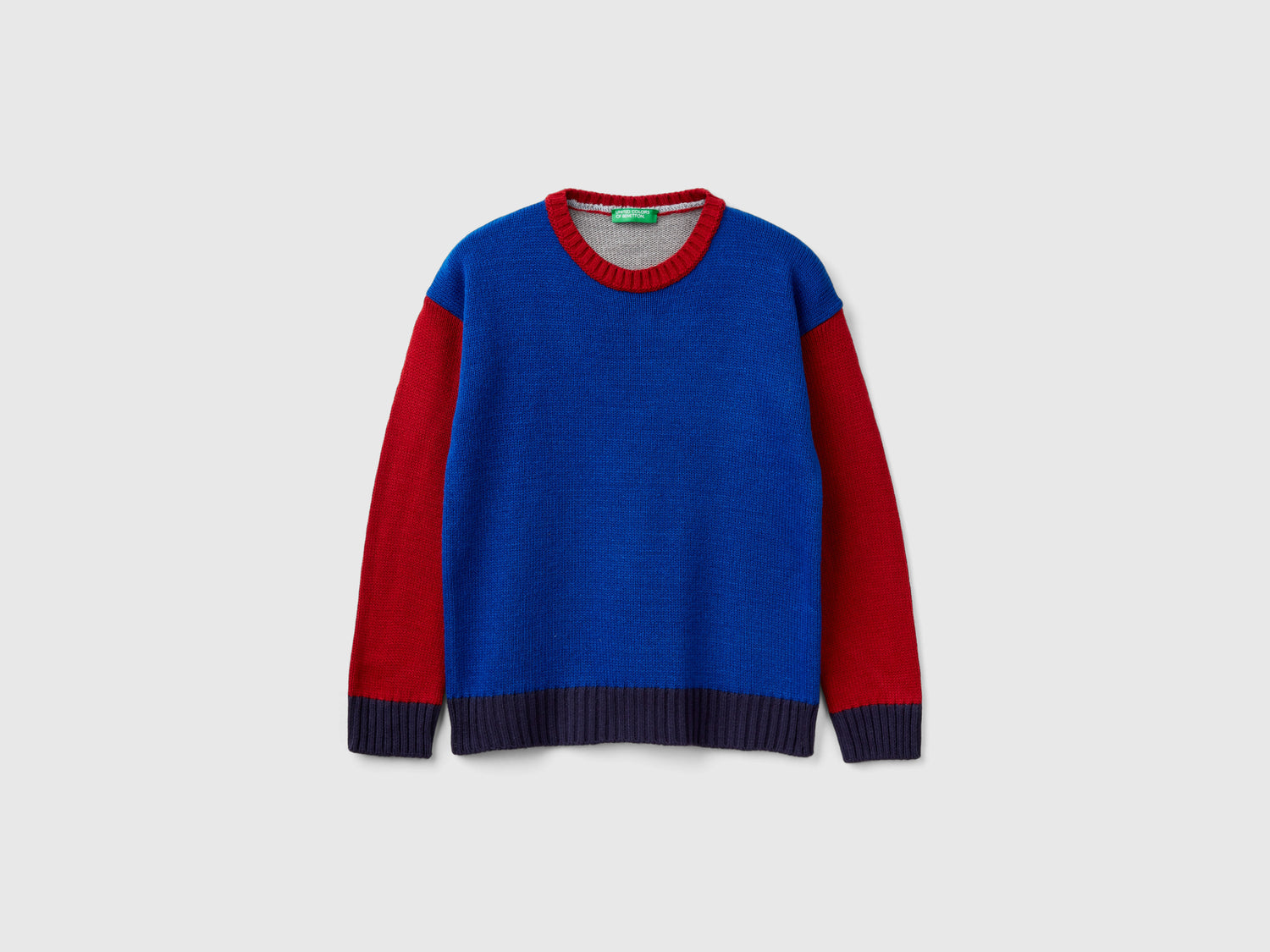 Color block sweater da bambino multi-color | Benetton Outlet