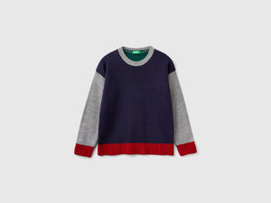 Color block sweater