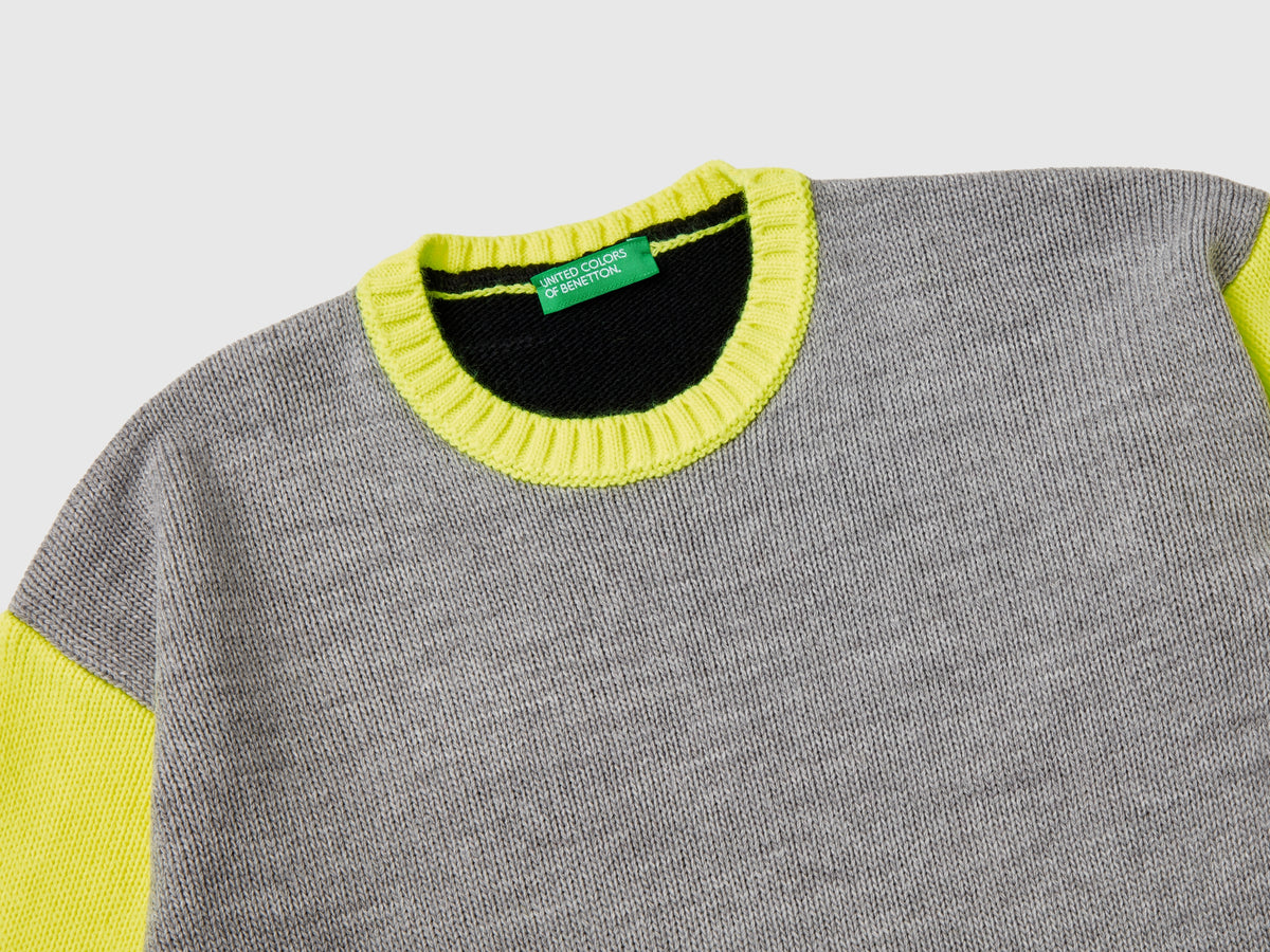 Color block sweater