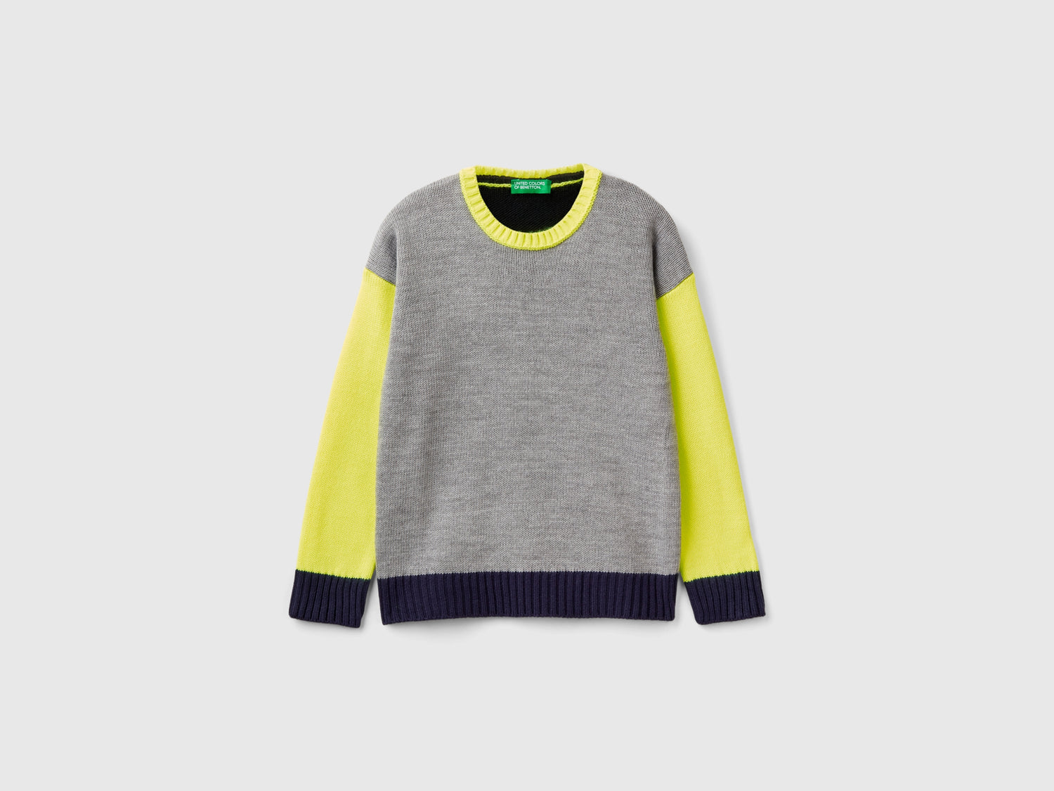 Color block sweater da bambino multi-color | Benetton Outlet