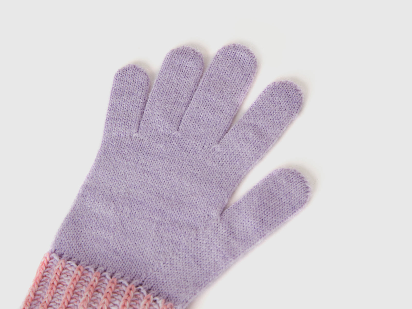 Knitted gloves da bambino lilla 2 | Benetton Outlet
