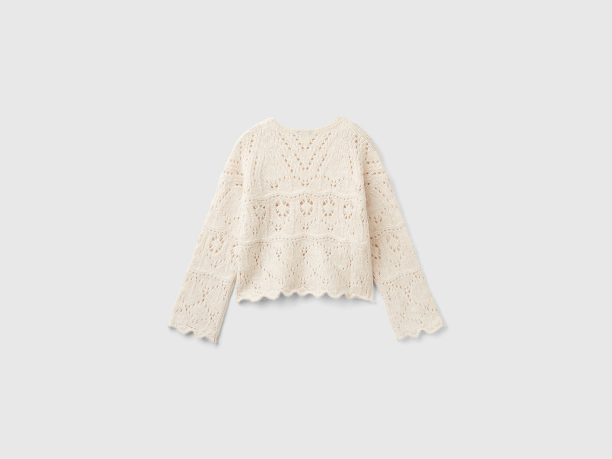Maglia effetto pizzo