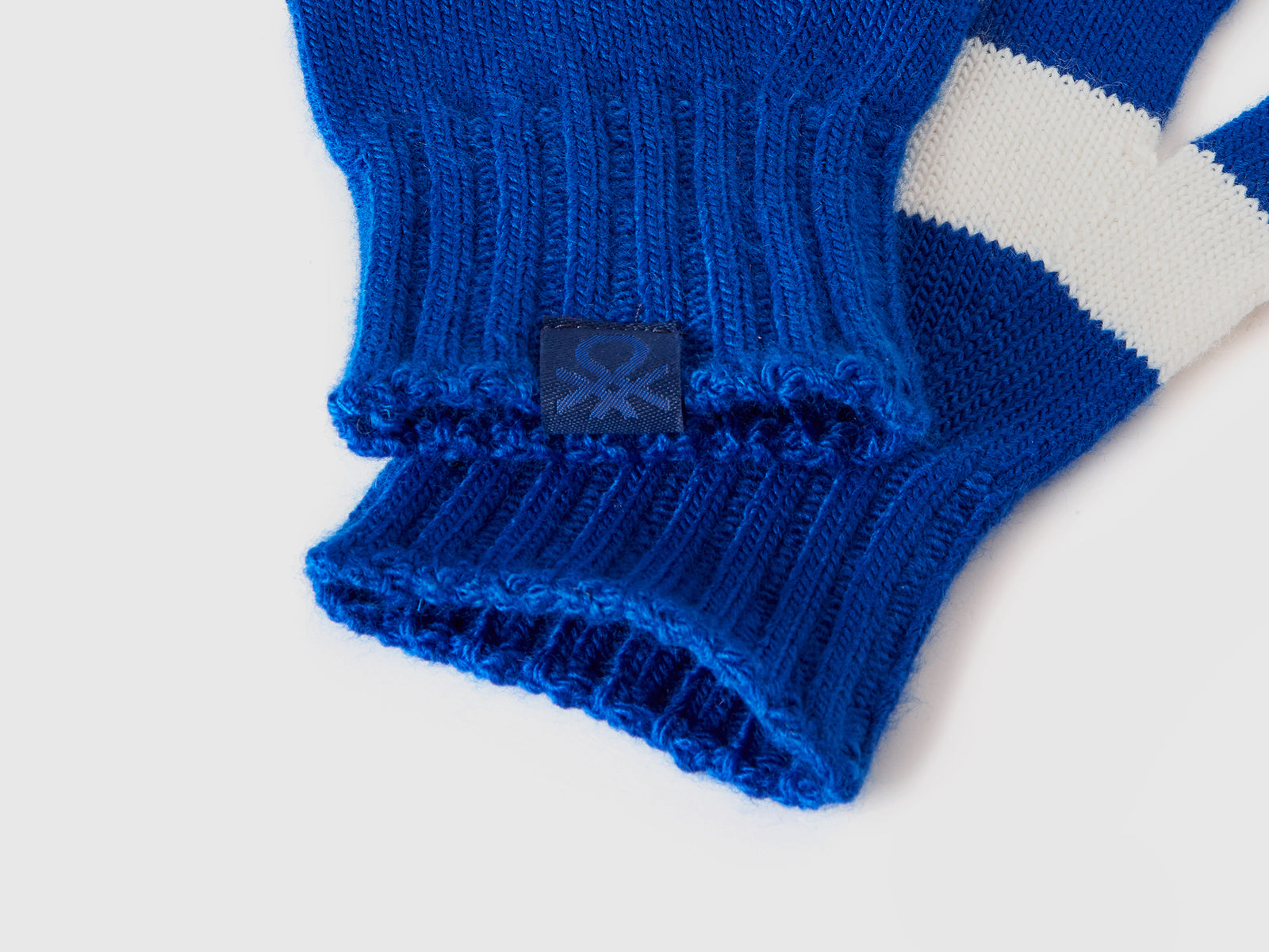 Striped knitted gloves da bambino multi-color 3 | Benetton Outlet