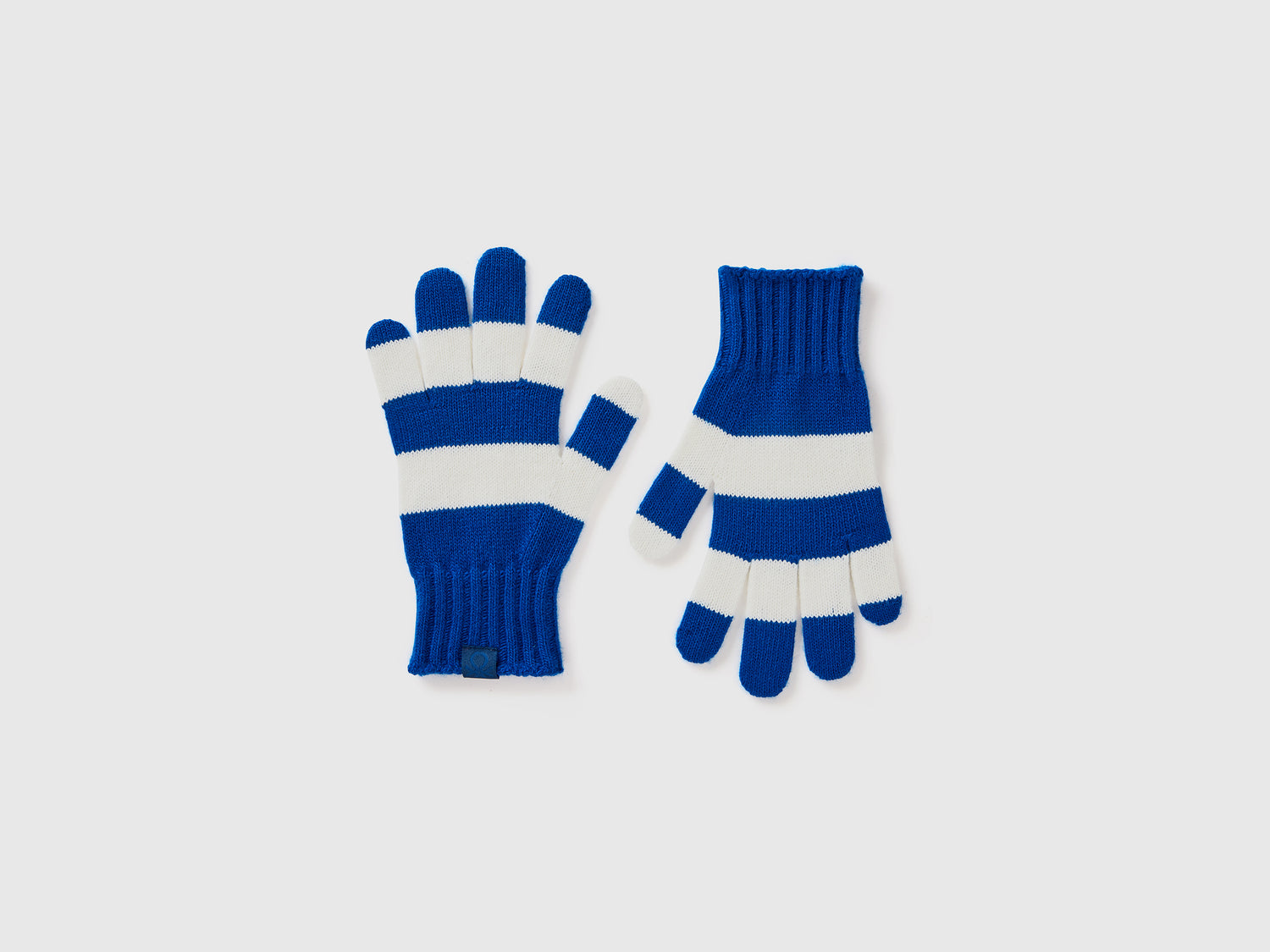 Striped knitted gloves da bambino multi-color | Benetton Outlet