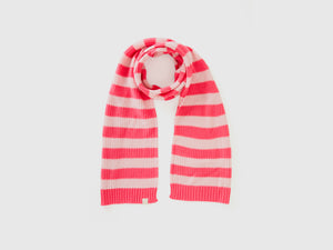 Sciarpa in maglia a righe