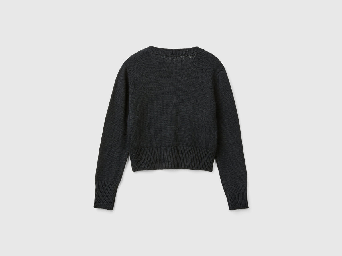 Cardigan con trafori