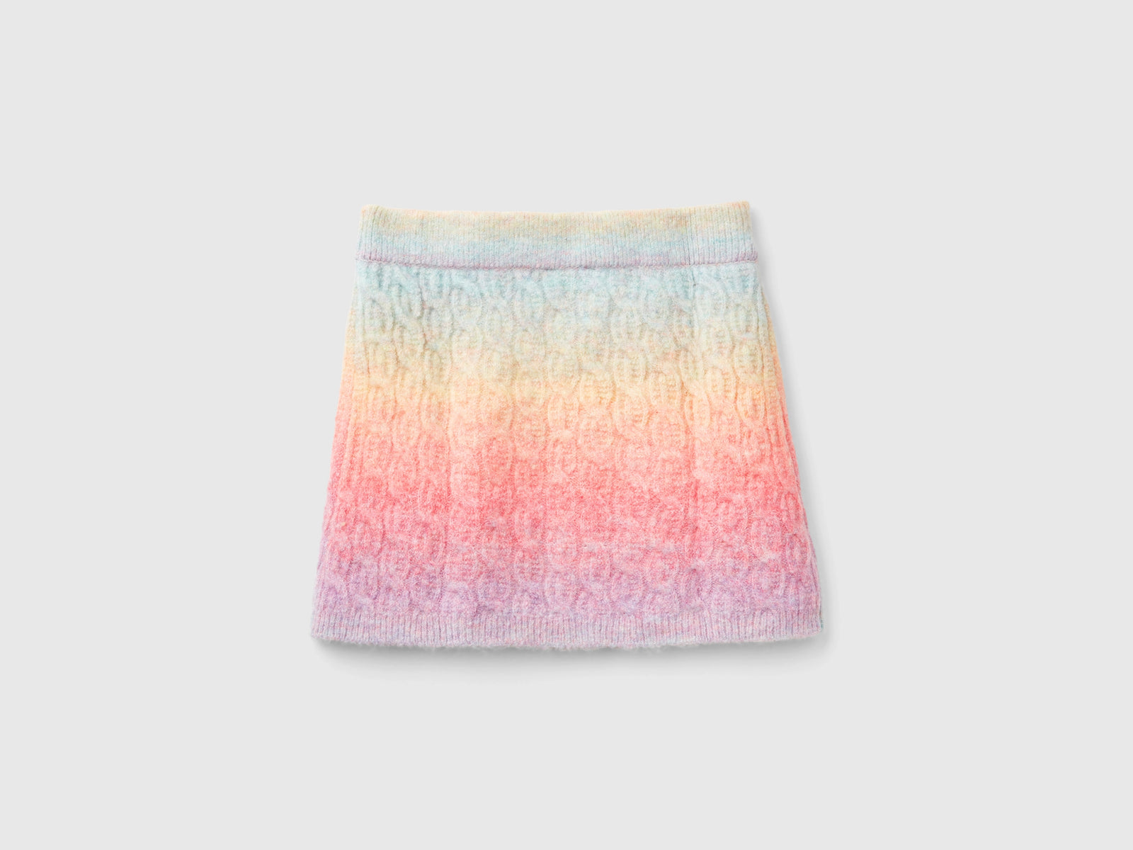 Minigonna con trecce da bambina multi-color 2 | Benetton Outlet