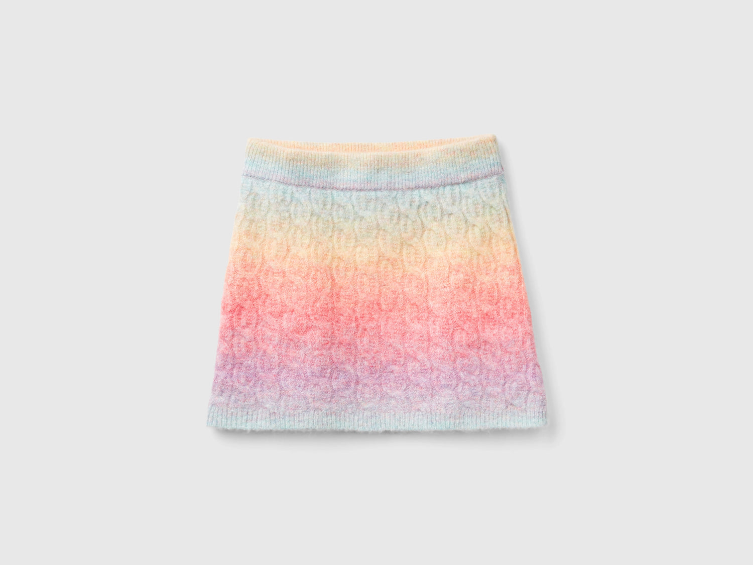Minigonna con trecce da bambina multi-color | Benetton Outlet