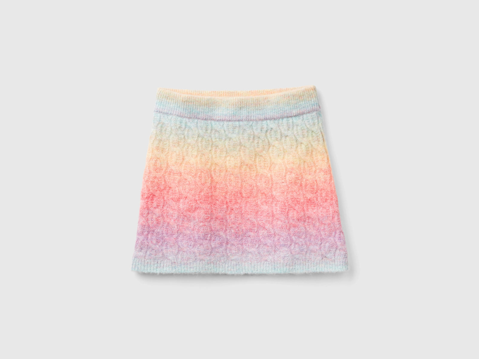 Minigonna con trecce da bambina multi-color | Benetton Outlet