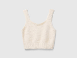 Top in filato peloso