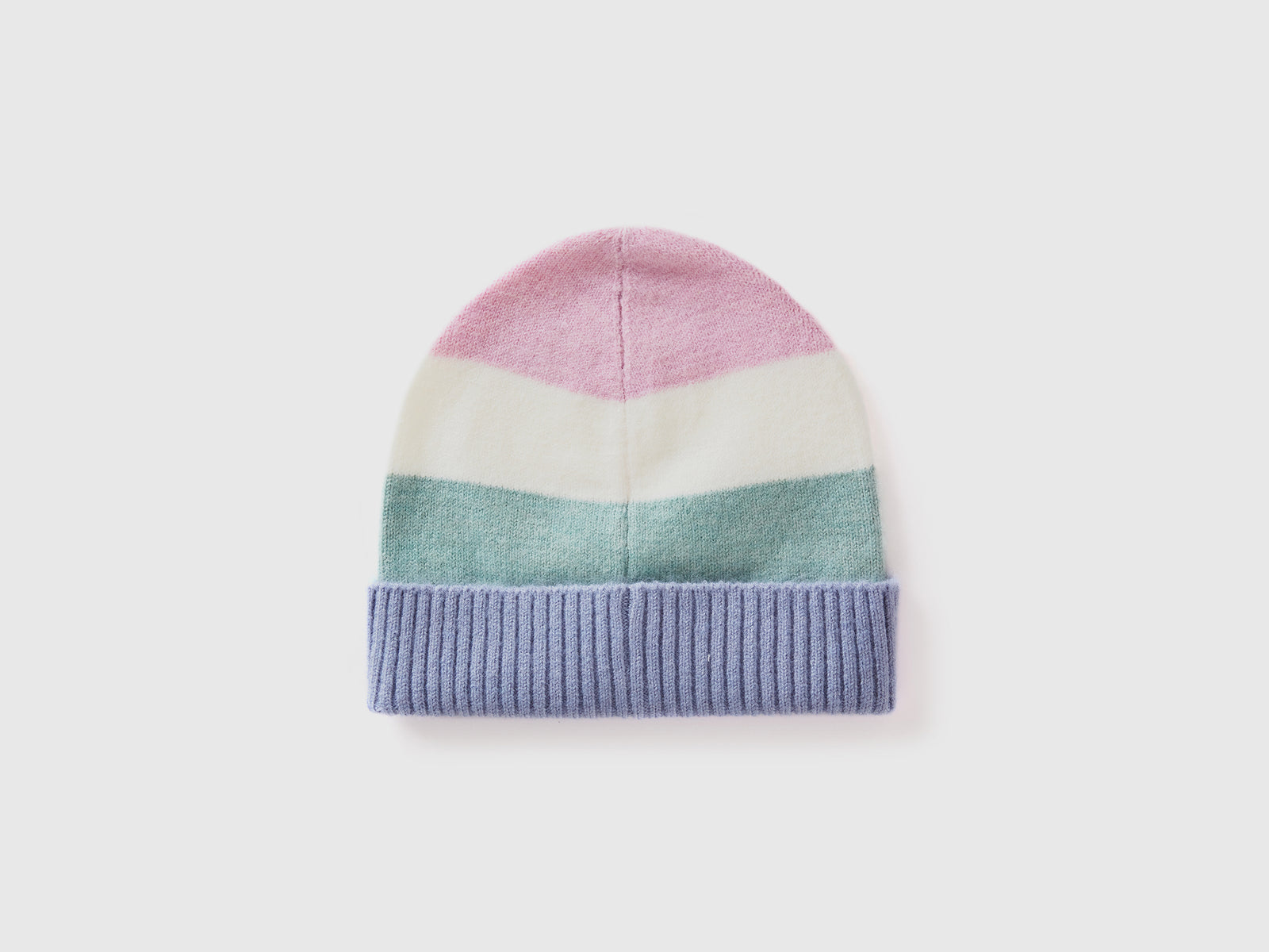 Cappello a righe da bimbo celeste 2 | Benetton Outlet