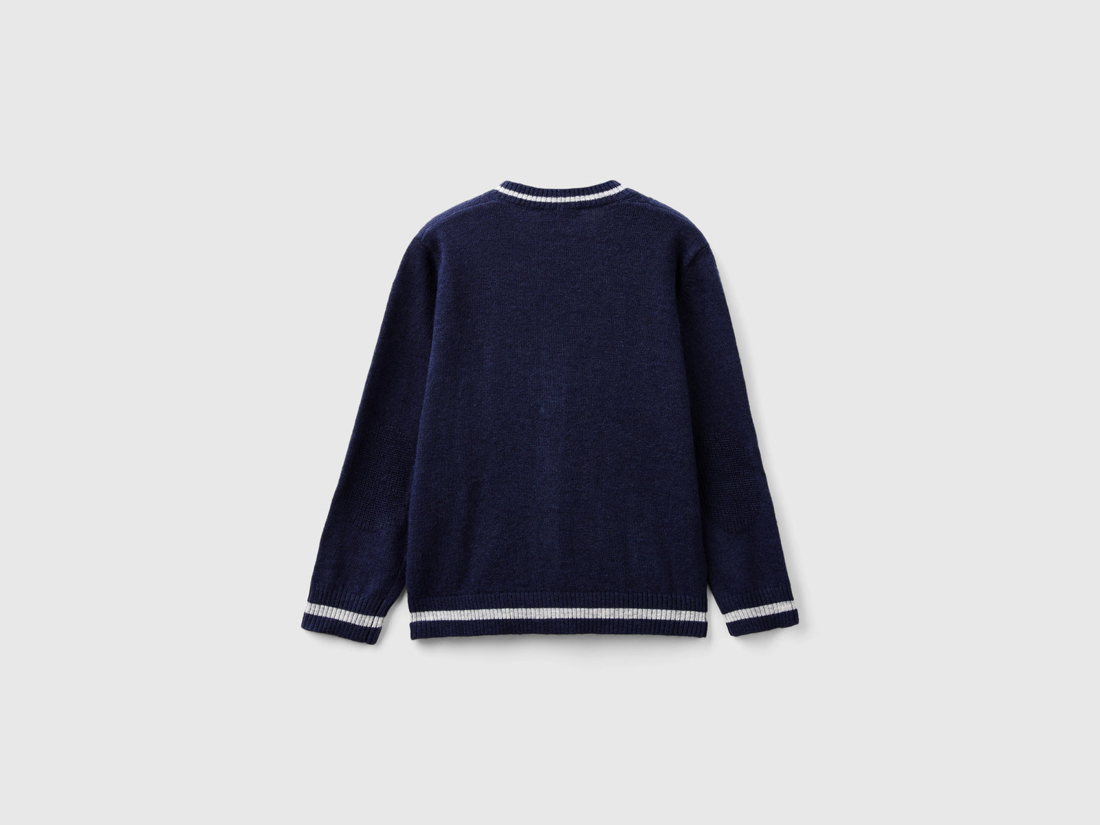 Cardigan con scollo a V da bimbo blu scuro 2 | Benetton Outlet