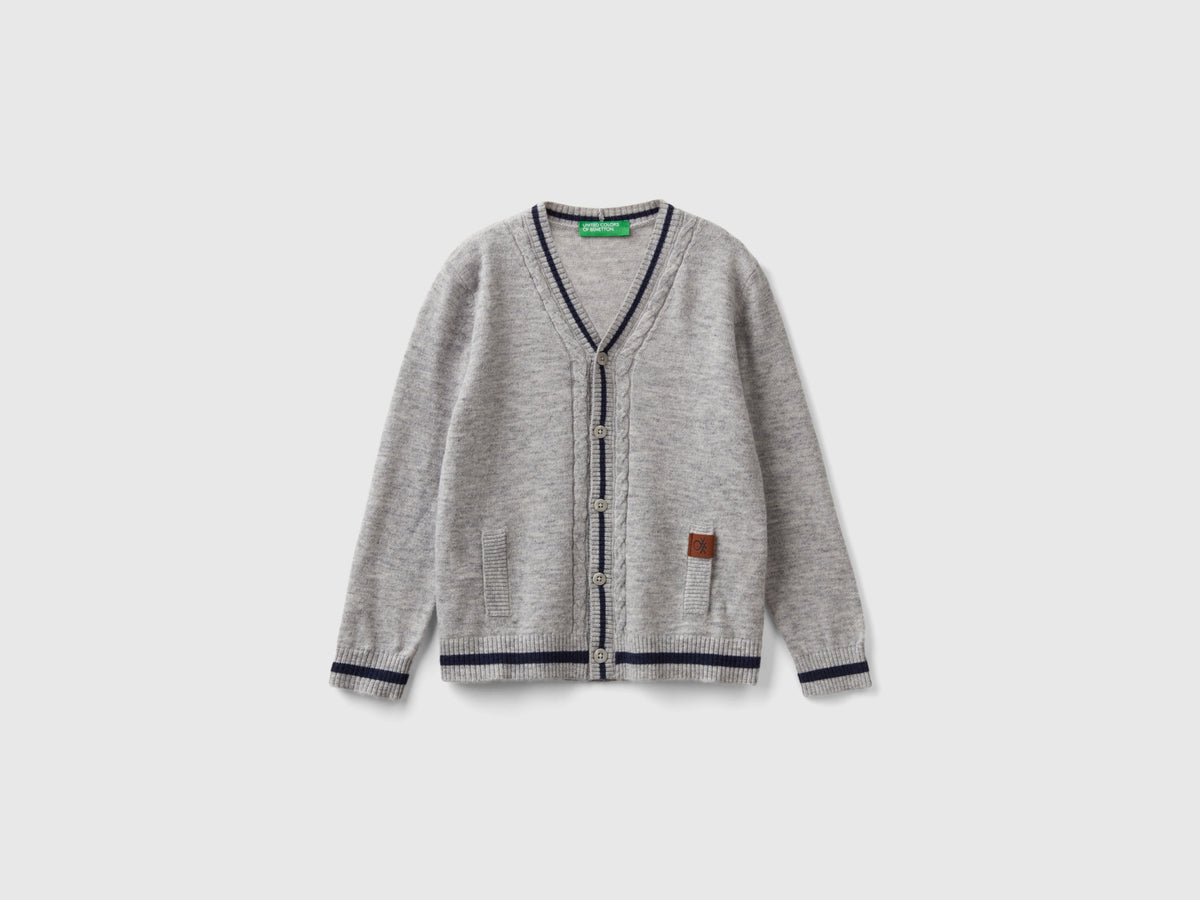 Cardigan con scollo a V