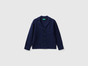 Blazer in misto cotone