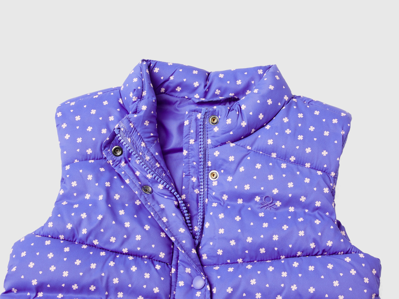 Chaleco acolchado "Rain Defender" da bimba pervinca 3 | Benetton Outlet