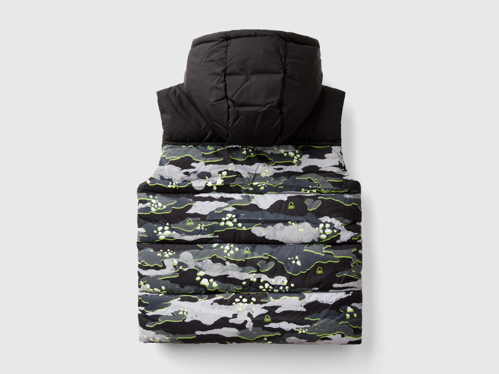 Gilet imbottito camouflage da bambino multi-color 2 | Benetton Outlet