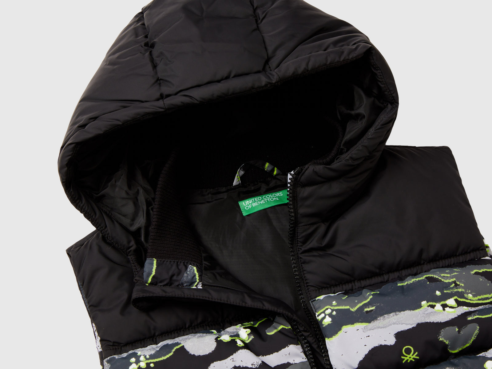 Gilet imbottito camouflage da bambino multi-color 3 | Benetton Outlet