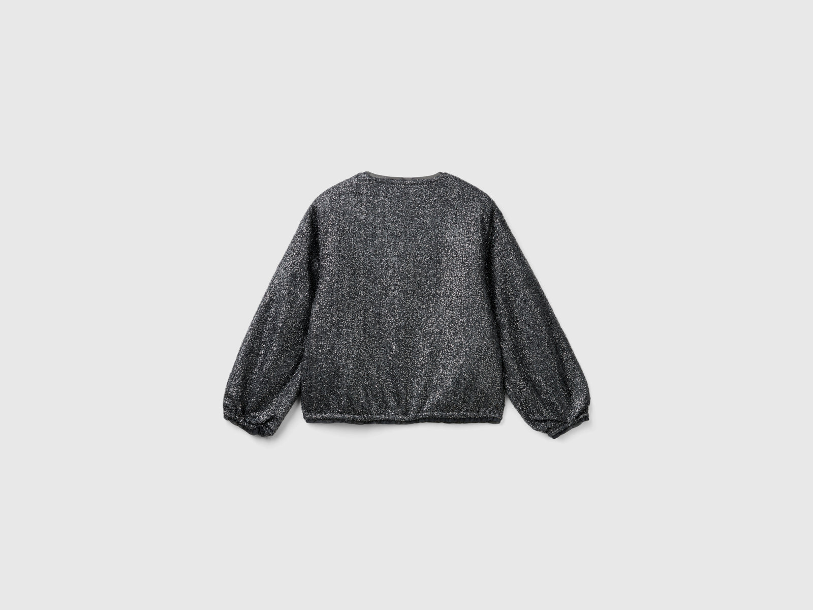 Bomber con paillettes da bambina multi-color 2 | Benetton Outlet