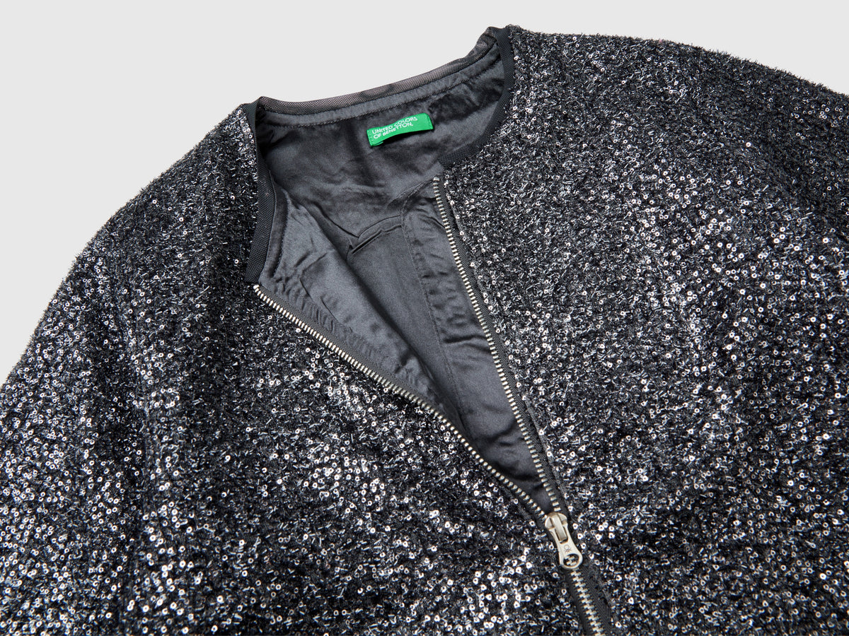 Bomber con paillettes