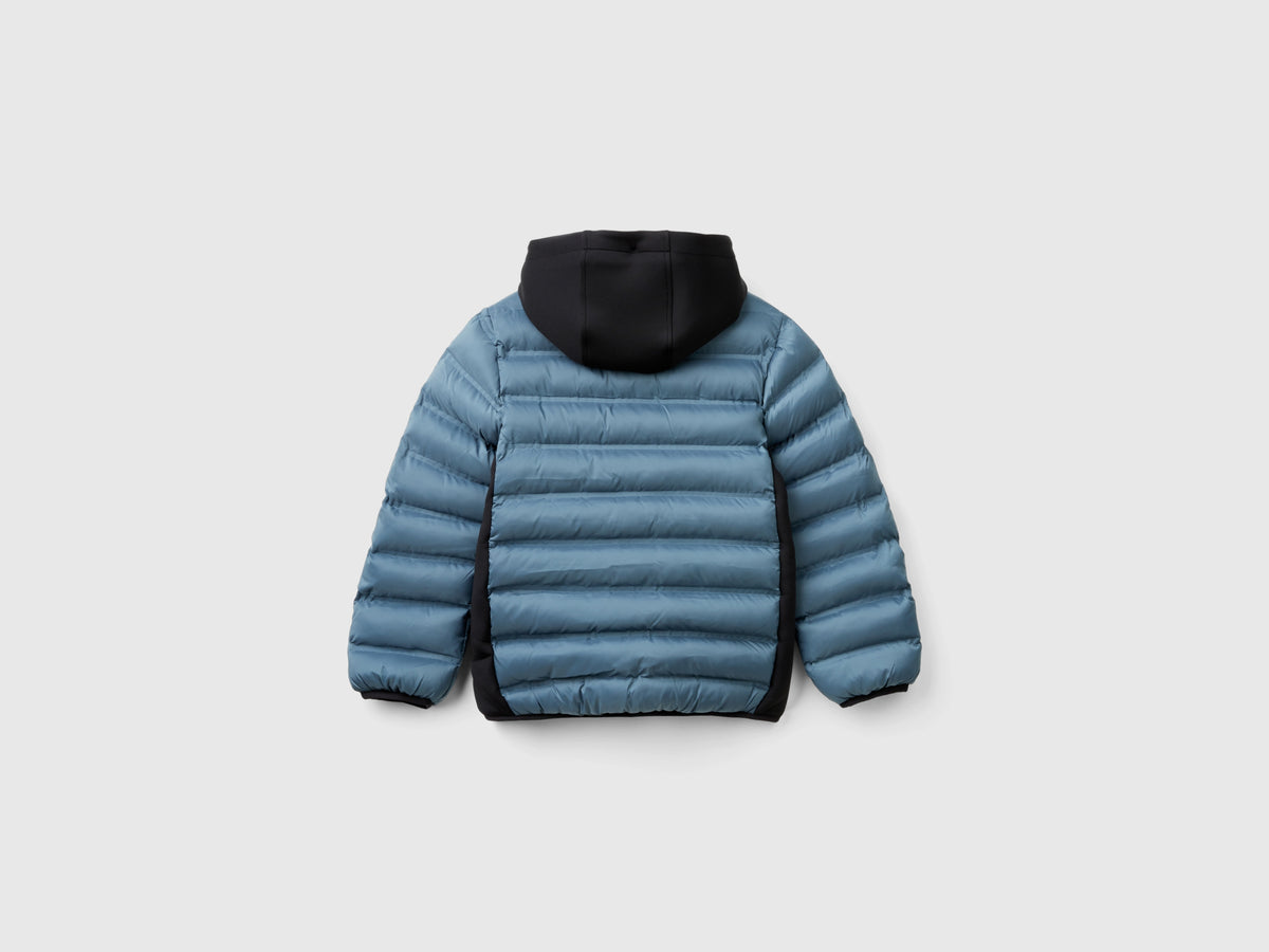 Giubbotto con dettagli in neoprene