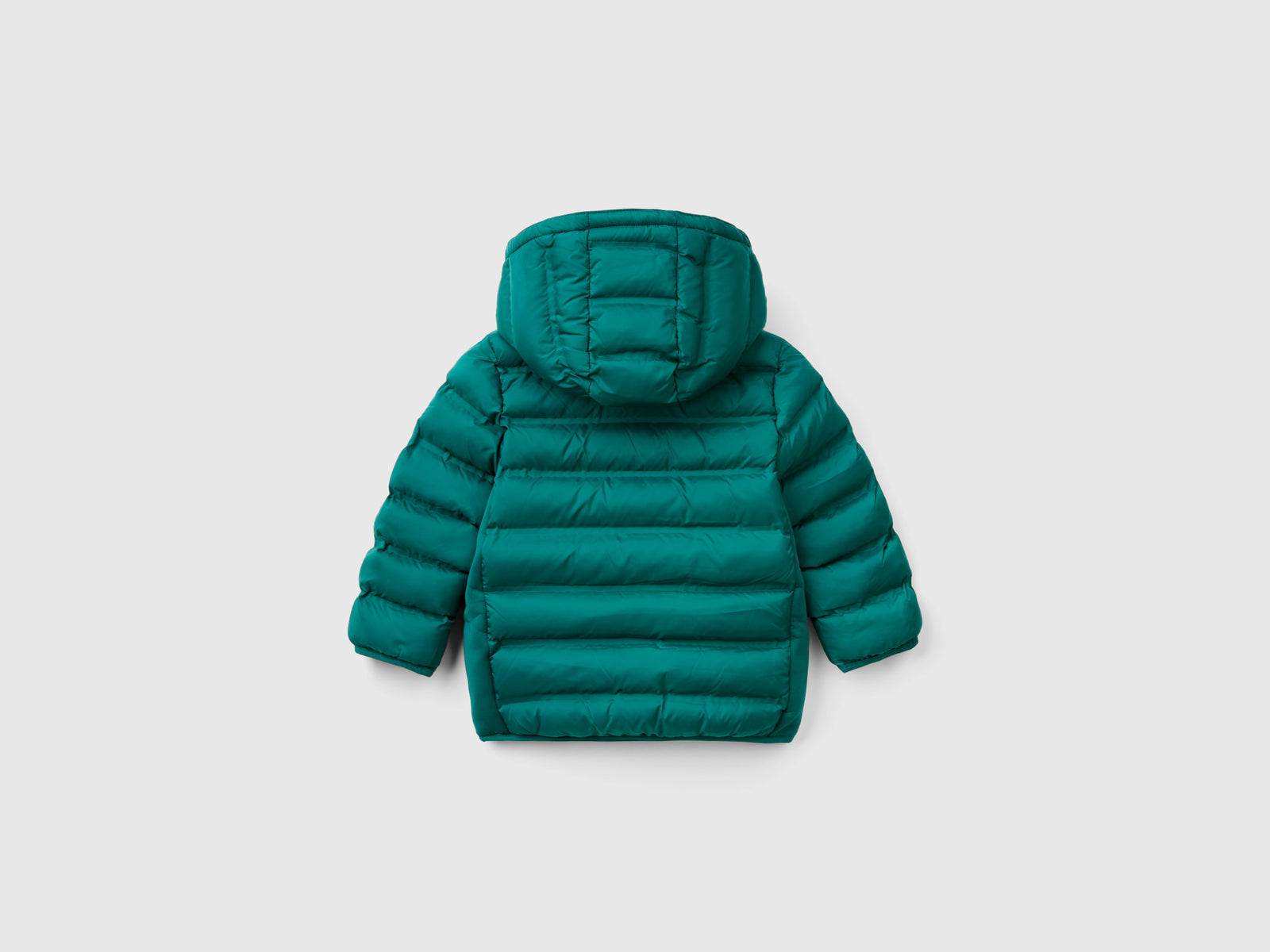 Giubbotto con dettagli in neoprene da bimbo verde scuro 2 | Benetton Outlet