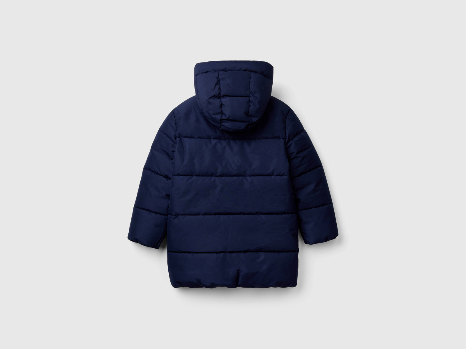 Piumino foderato in pile da bambino blu scuro 2 | Benetton Outlet