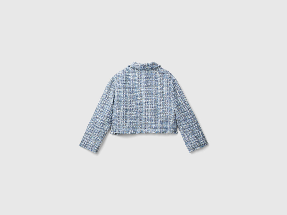 Giacca boxy fit in tweed