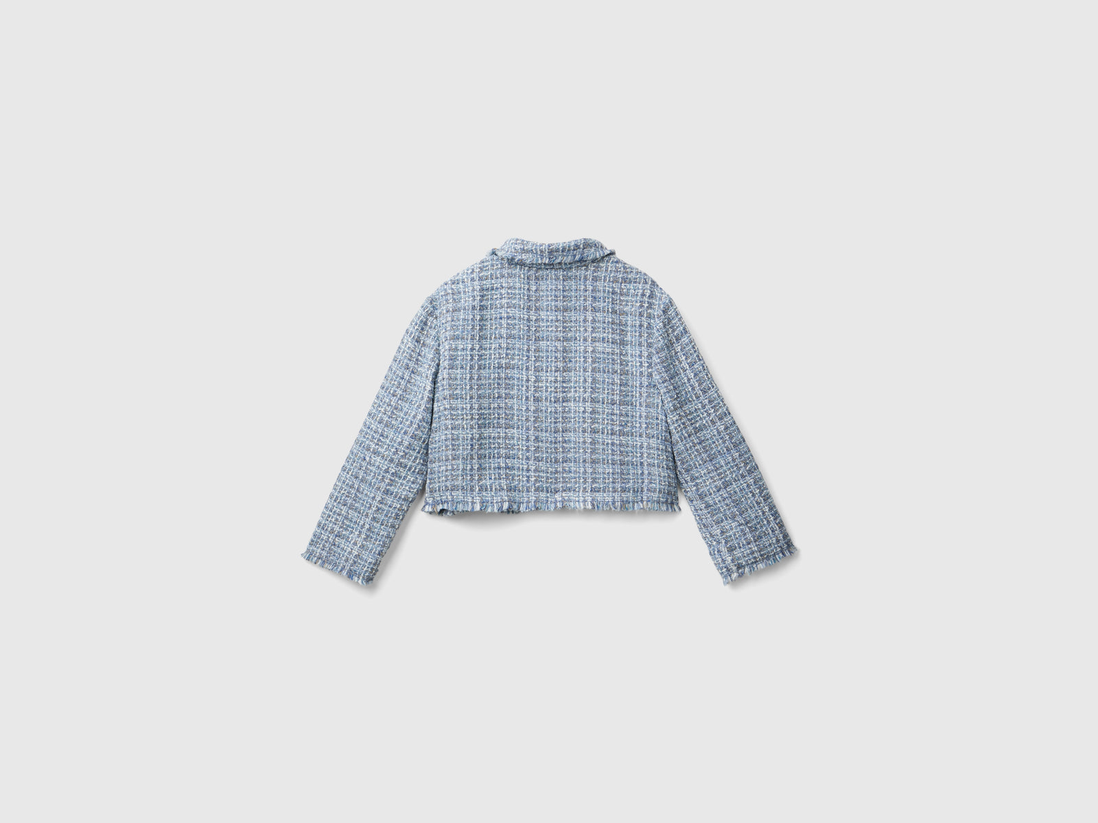Giacca boxy fit in tweed da bambina multi-color 2 | Benetton Outlet