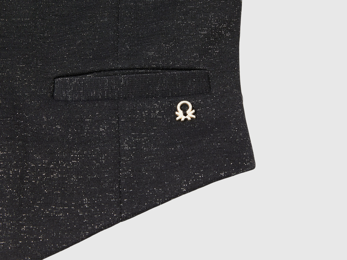 Gilet con fodera in raso