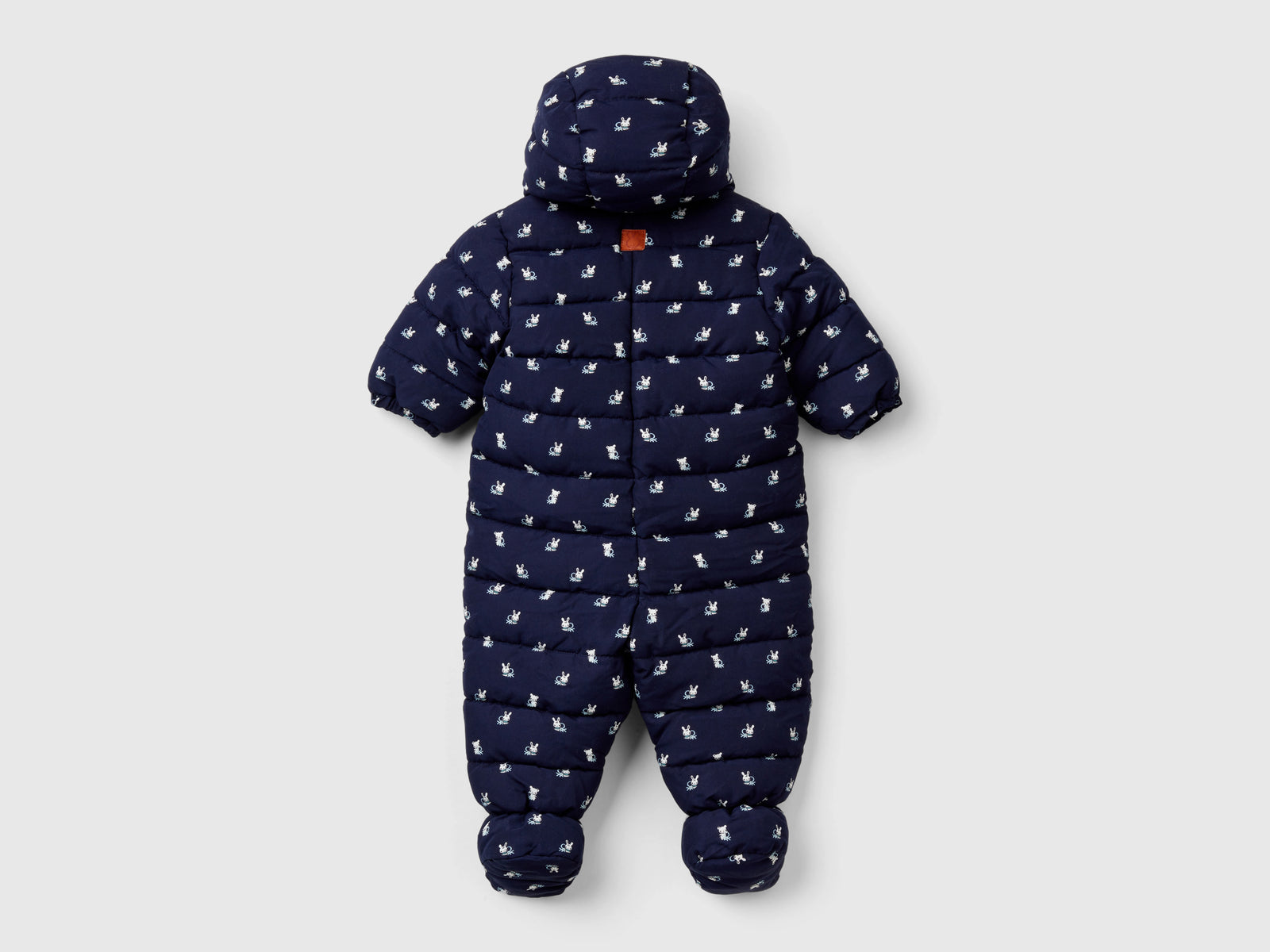 Traje de una pieza acolchado "Rain Defender" da neonato blu scuro 2 | Benetton Outlet
