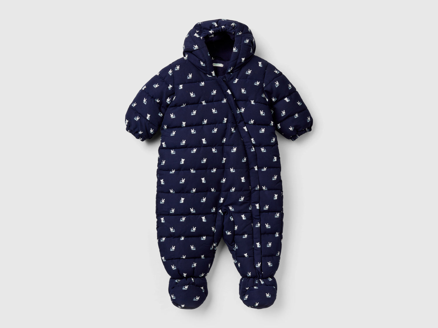 "Rain Defender" padded one-piece suit da neonato blu scuro | Benetton Outlet