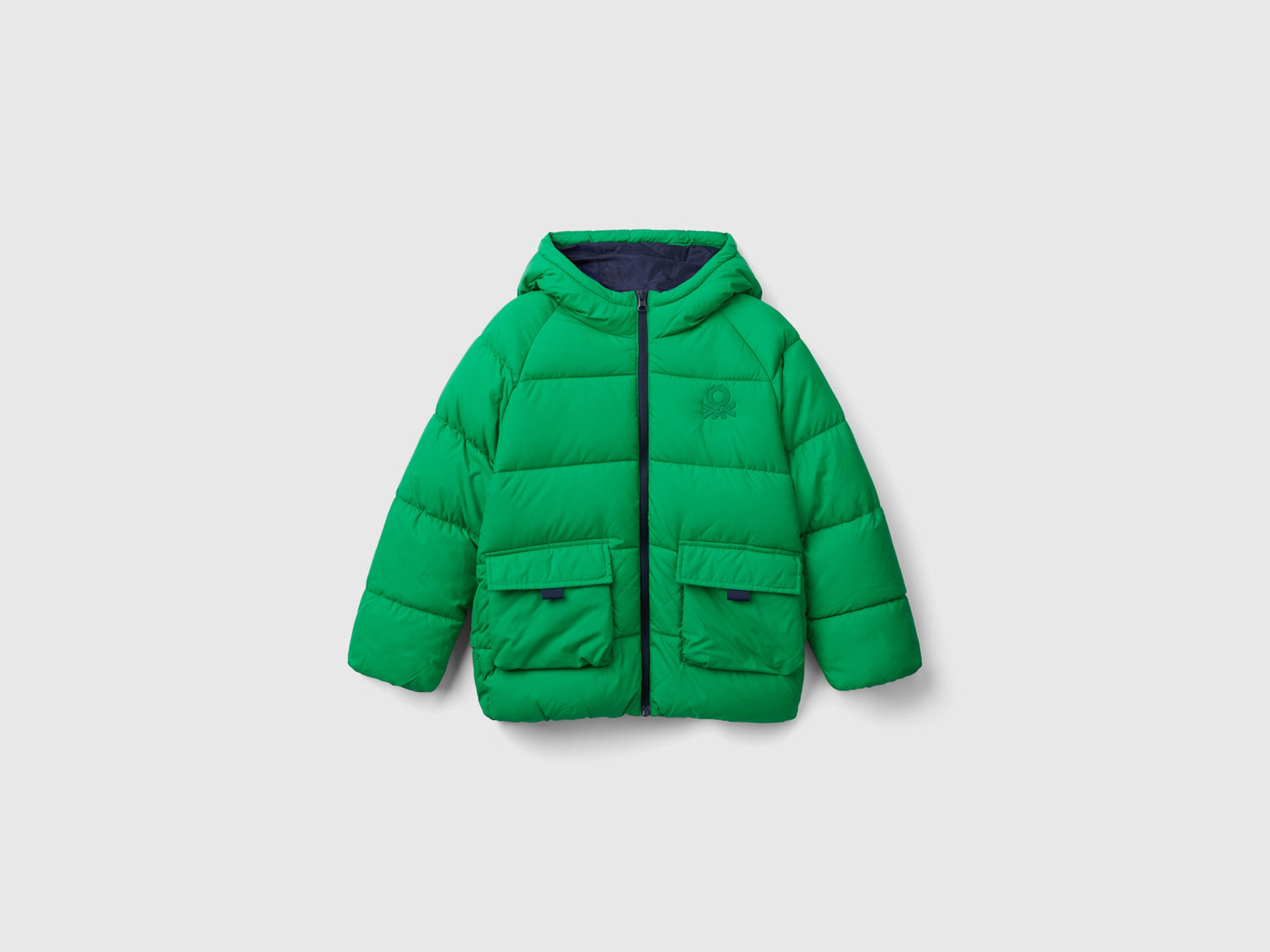 Giubbotto imbottito "Rain Defender" da bambino verde | Benetton Outlet